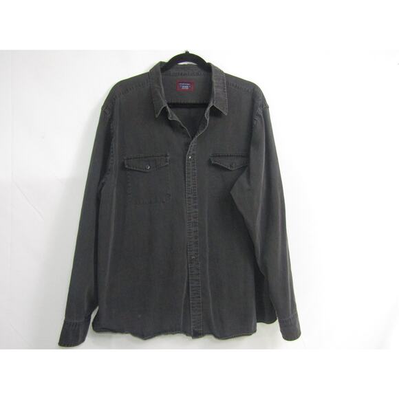 UNTUCKit Black Shirt Button Mens XXL Minimal Neutral Outdoor Sporty - Picture 1 of 5